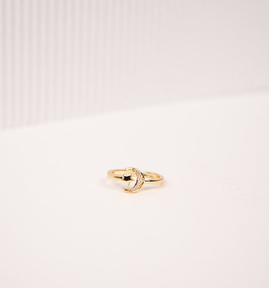 Moon Adjustable Ring