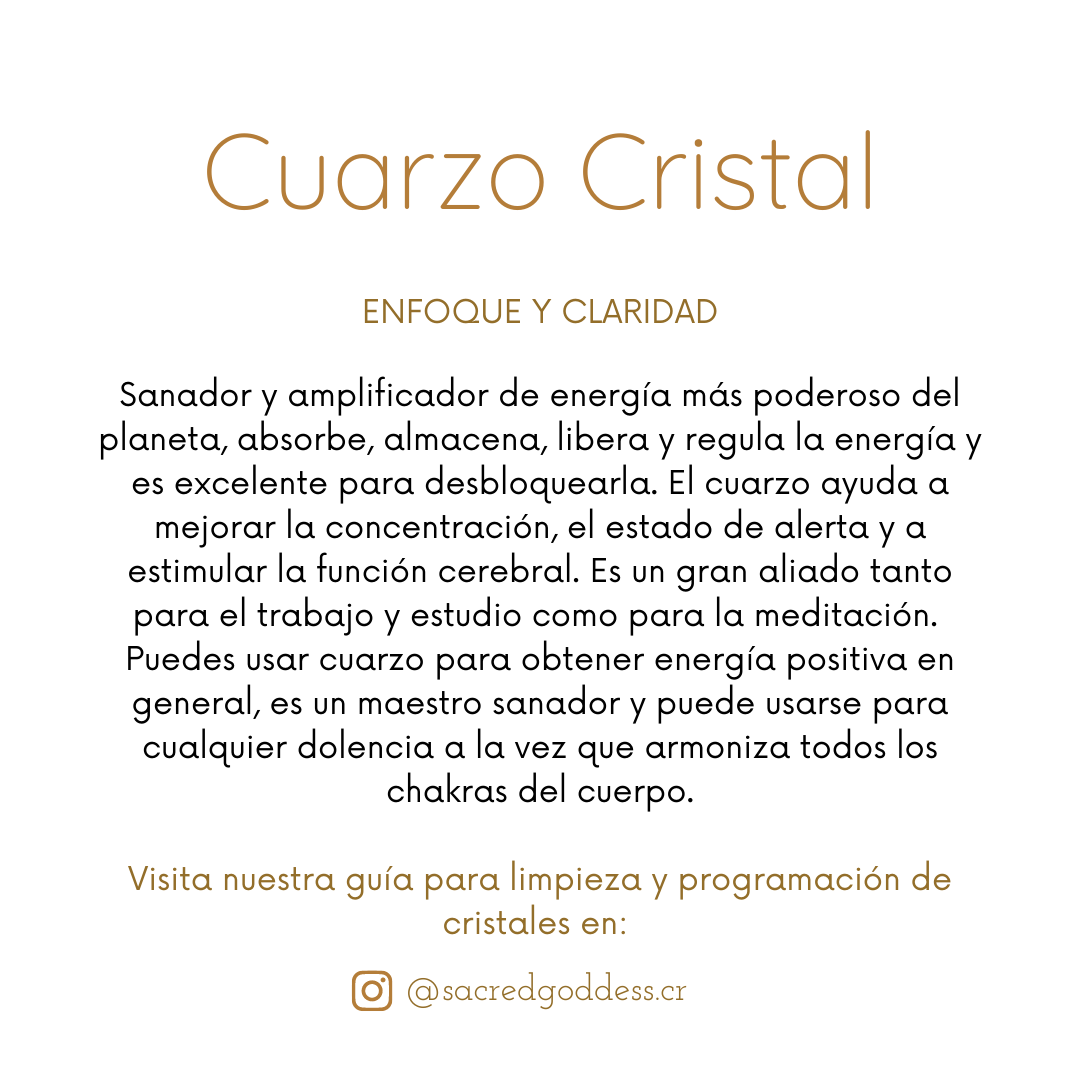Collar de Cuarzo Cristal