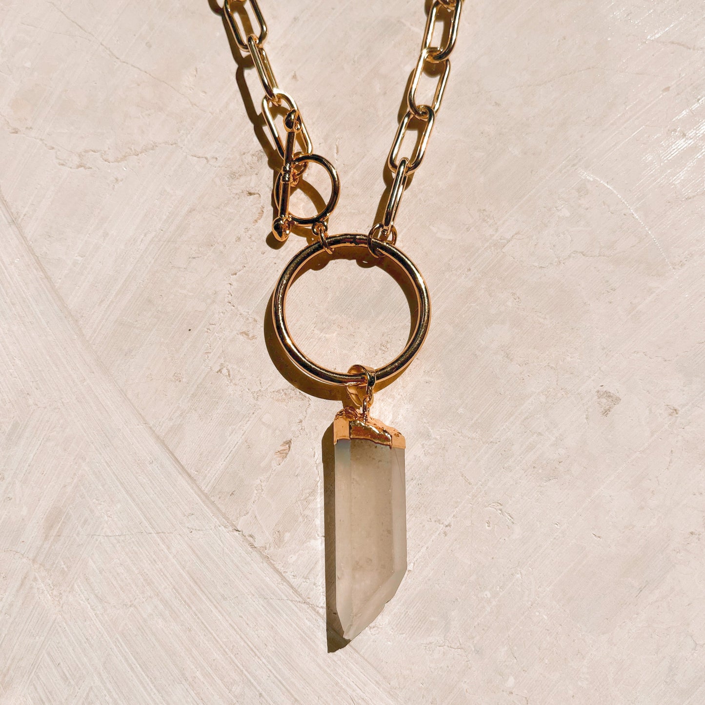 Chunky Quartz Necklace
