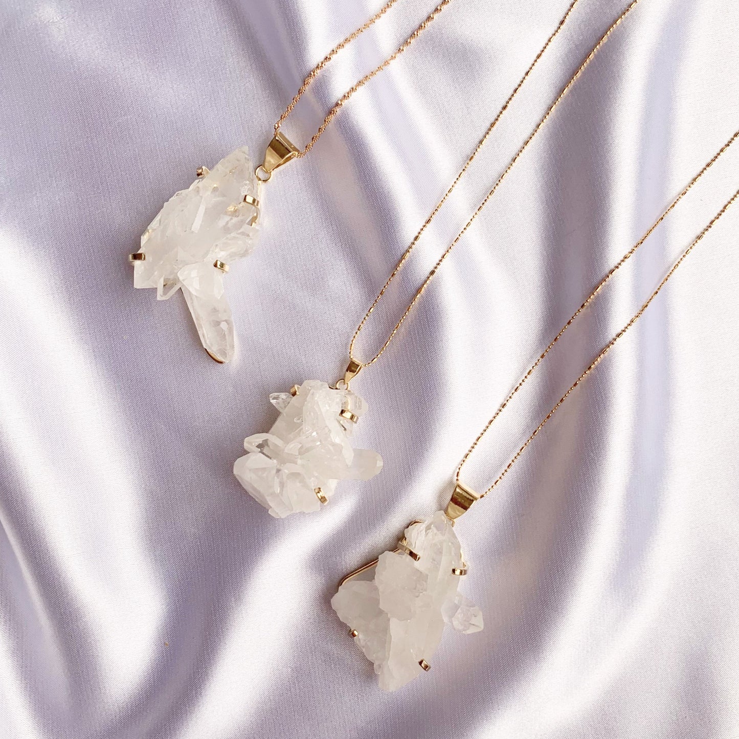 Collar de Cuarzo Cristal