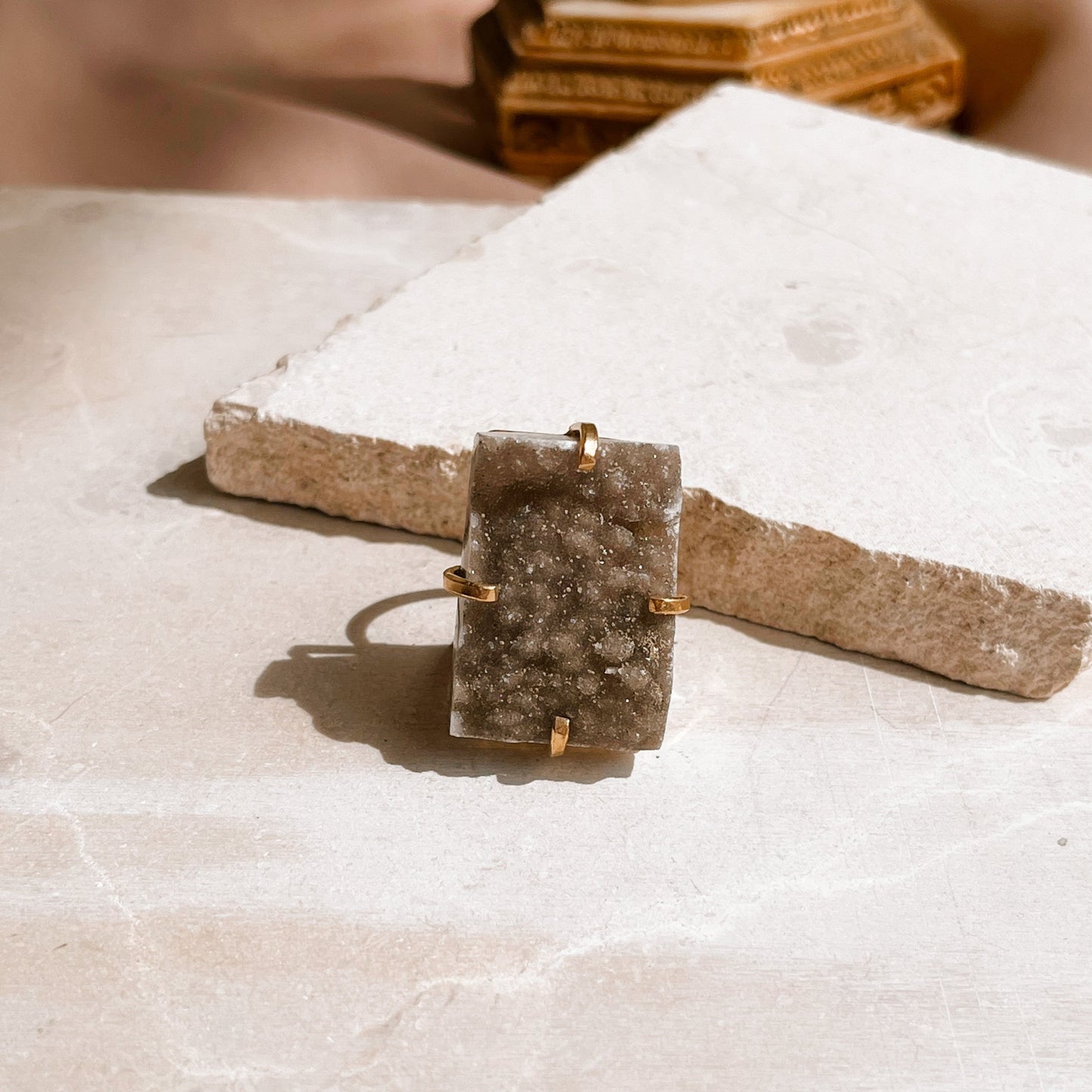 Druzy Drop Necklace